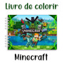 Livro Colorir Minecraft Estilo Bobbie Goods 50 Folhas