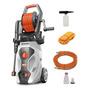 Hidrolavadora Eléctrica Daewoo 1600w 135bar 220v Accesorios Color Negro/naranja Frecuencia 50hz