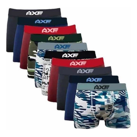 Kit Com 10 Cuecas Boxer Adulto Kit Com 10 Cuecas Boxer Adulto